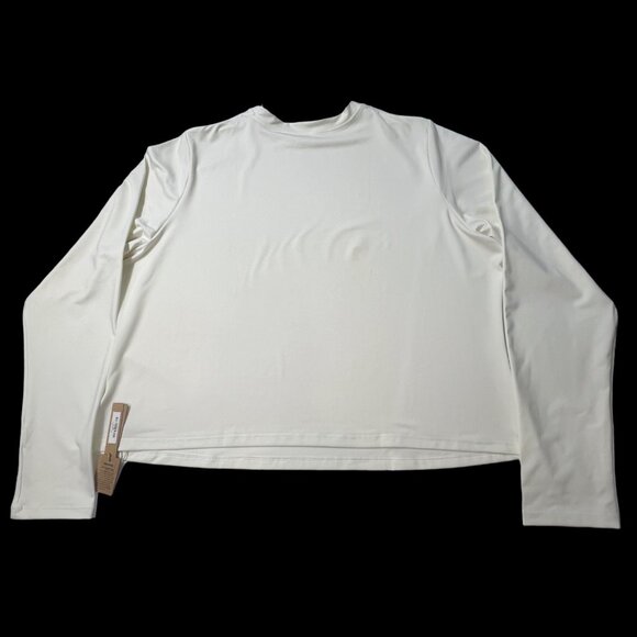 SKIMS Swim Long Sleeve Shirt Rash Guard Marble 3X - Picture 3 of 10